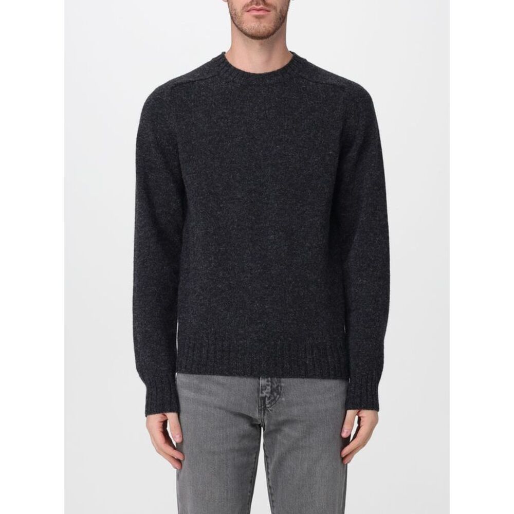 Sebago Men Long-Sleeve Wool Crewneck Jumper Sebago With Ribbed Trims